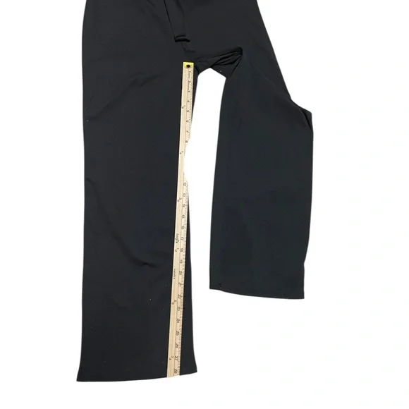 Women's Black Size Medium Jumpsuit with Belt EUC - Picture 4 of 7